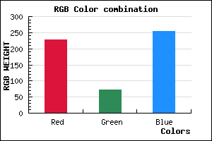 rgb background color #E348FF mixer