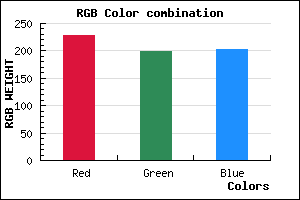rgb background color #E4C6CA mixer
