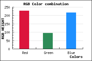 rgb background color #E45ED9 mixer