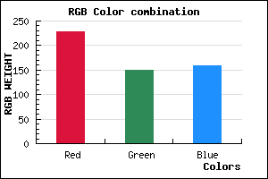 rgb background color #E5959F mixer