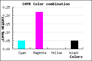 #E5BDF1 color CMYK mixer