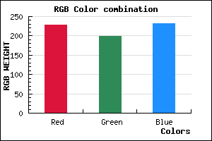 rgb background color #E5C7E7 mixer