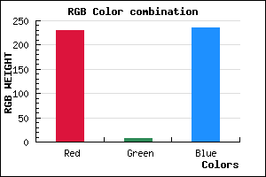 rgb background color #E608EB mixer