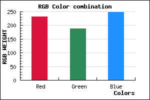 rgb background color #E7BCF8 mixer