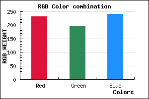 rgb background color #E8C3F1 mixer