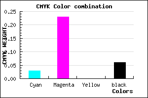 #E9B9EF color CMYK mixer