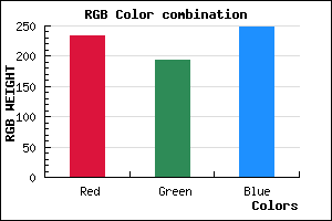 rgb background color #E9C1F9 mixer