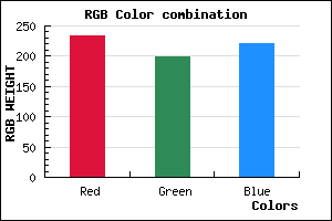 rgb background color #E9C7DC mixer
