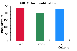 rgb background color #E9C7E3 mixer