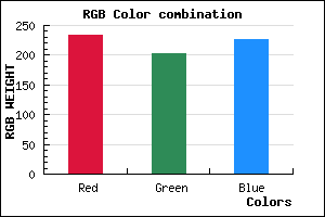 rgb background color #E9CBE3 mixer