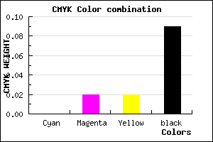 #E9E5E5 color CMYK mixer