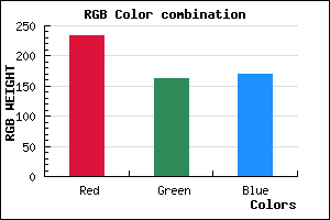 rgb background color #EAA2AA mixer
