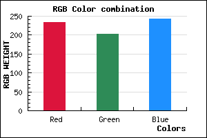 rgb background color #EACAF2 mixer