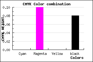 #EAD2E9 color CMYK mixer