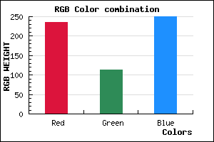 rgb background color #EB72FA mixer