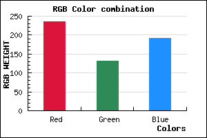 rgb background color #EB83C0 mixer