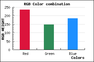 rgb background color #EB93B8 mixer