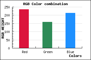 rgb background color #EB9FD6 mixer