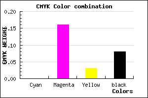 #EBC5E4 color CMYK mixer