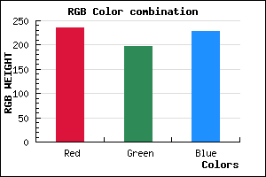 rgb background color #EBC5E4 mixer