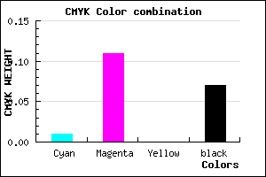 #EBD4EE color CMYK mixer
