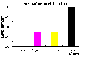 #EBE3E3 color CMYK mixer
