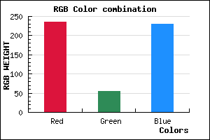 rgb background color #EB36E6 mixer
