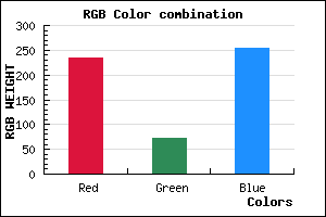 rgb background color #EB48FF mixer
