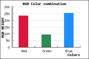 rgb background color #EB5FFF mixer
