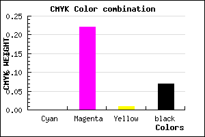 #ECB7EA color CMYK mixer