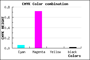 #EC45FA color CMYK mixer