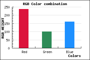 rgb background color #ED65A0 mixer