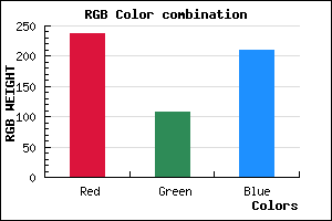 rgb background color #ED6CD1 mixer