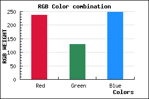 rgb background color #ED81F9 mixer