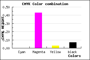 #ED86E5 color CMYK mixer