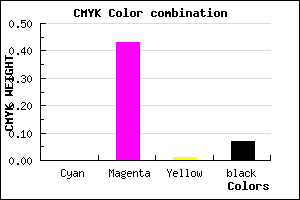 #ED87EA color CMYK mixer