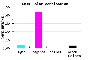 #ED8AF8 color CMYK mixer