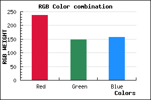 rgb background color #ED949D mixer