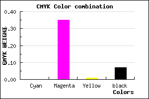 #ED9BEA color CMYK mixer