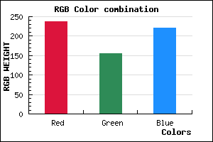 rgb background color #ED9CDC mixer