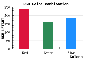 rgb background color #ED9EB6 mixer