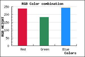 rgb background color #EDB7F2 mixer