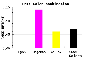 #EDCBDF color CMYK mixer