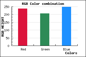rgb background color #EDCEF8 mixer