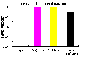 #EDDBDB color CMYK mixer
