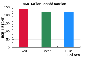 rgb background color #EDDBDB mixer
