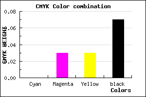 #EDE6E6 color CMYK mixer