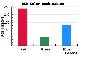 rgb background color #ED3686 mixer