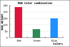 rgb background color #ED4195 mixer
