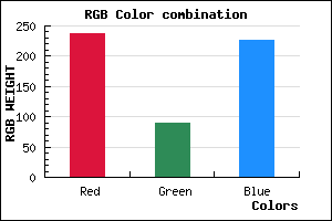 rgb background color #ED5AE2 mixer
